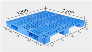 1212網(wǎng)格川字HDPE托盤(pán)